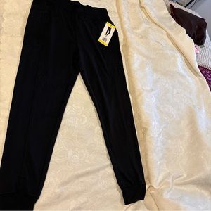 32 Degrees heat ladies black jogger sweatpants with pockets Size Small New NWT